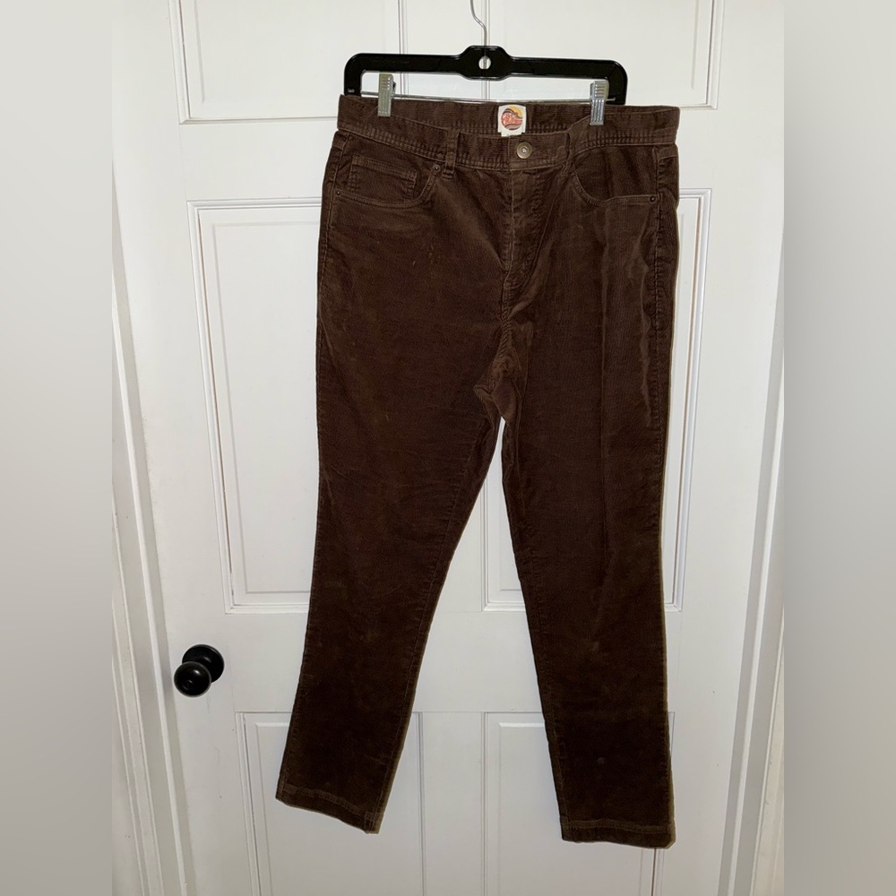 C&C California Dark Brown Corduroy Pants